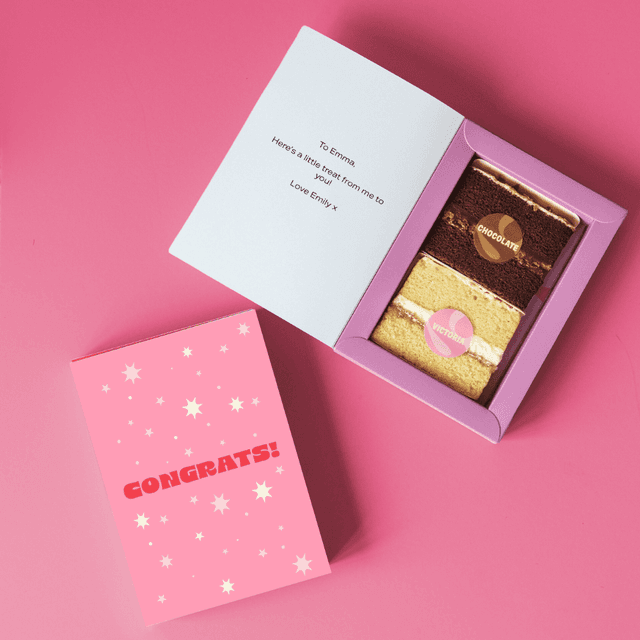 image of Congratulations cake card