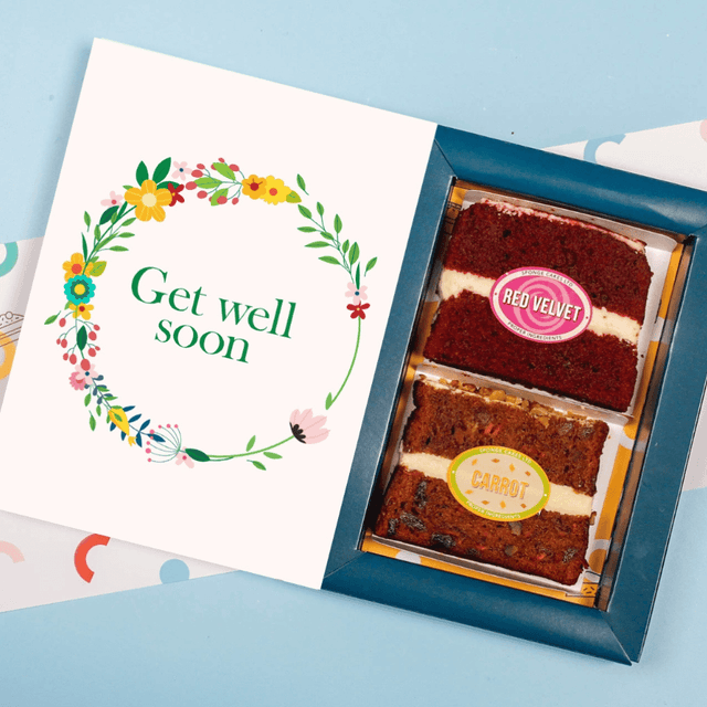 image of Get well soon cake card