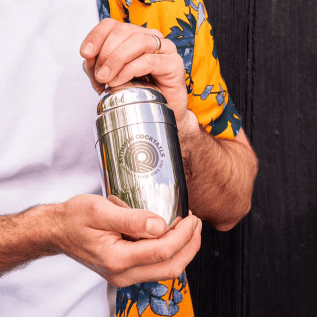 image of Chrome cocktail shaker