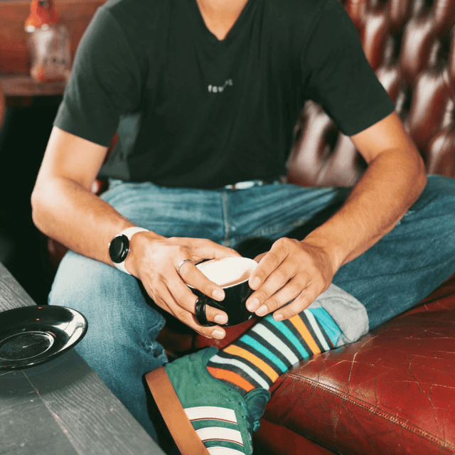 image of Statement pair of men's bamboo socks