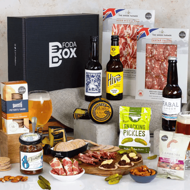 image of Craft beer, charcuterie & cheese hamper