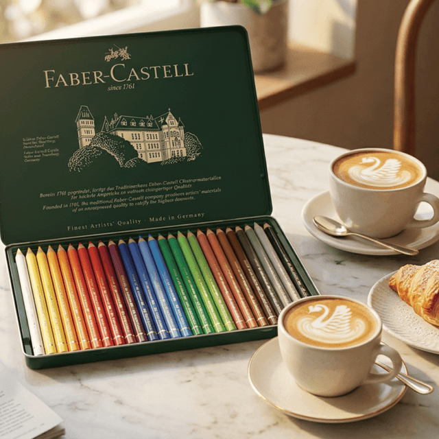 image of Set of 24 artist's pencils