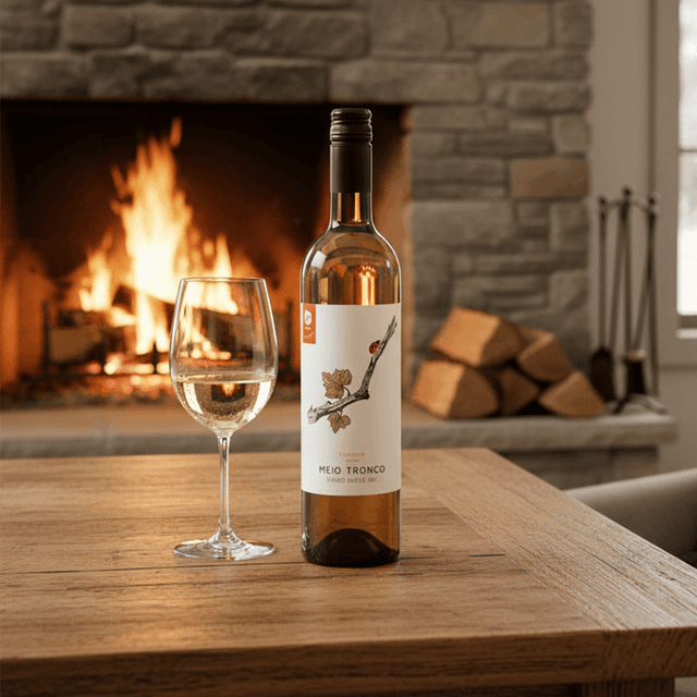 image of Meio Tronco white wine bottle