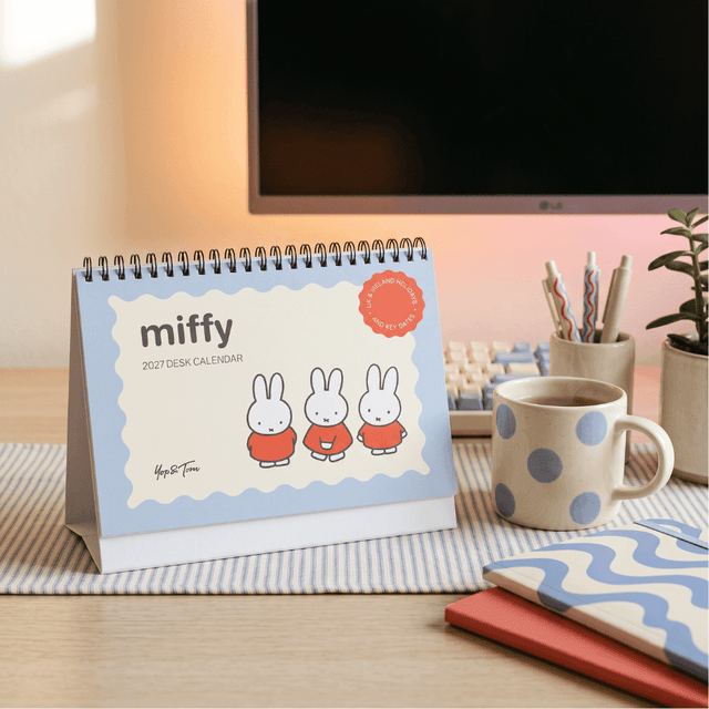 image of 2027 Miffy desk calendar