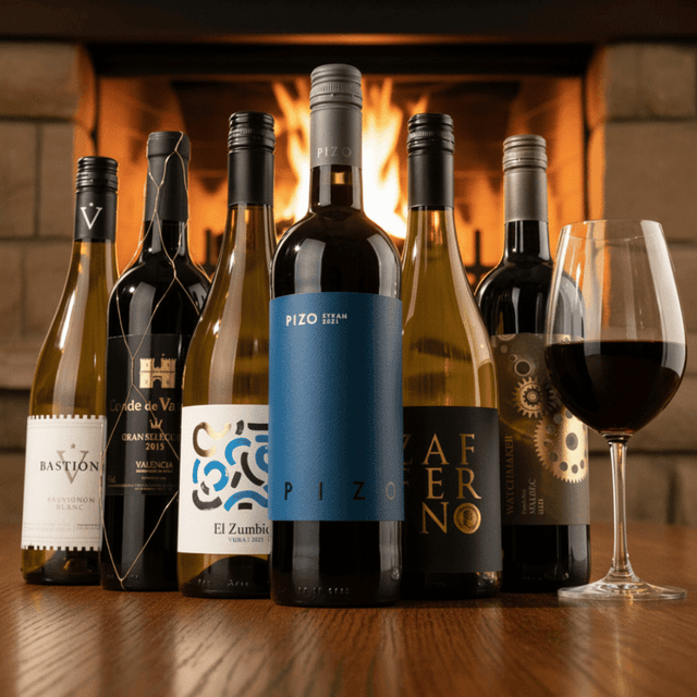 image of 6 luxe bottles of wine