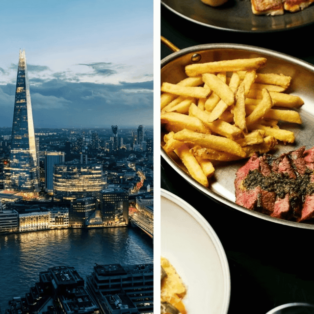 image of The View from The Shard & Three-Course Churrasco Lunch for Two