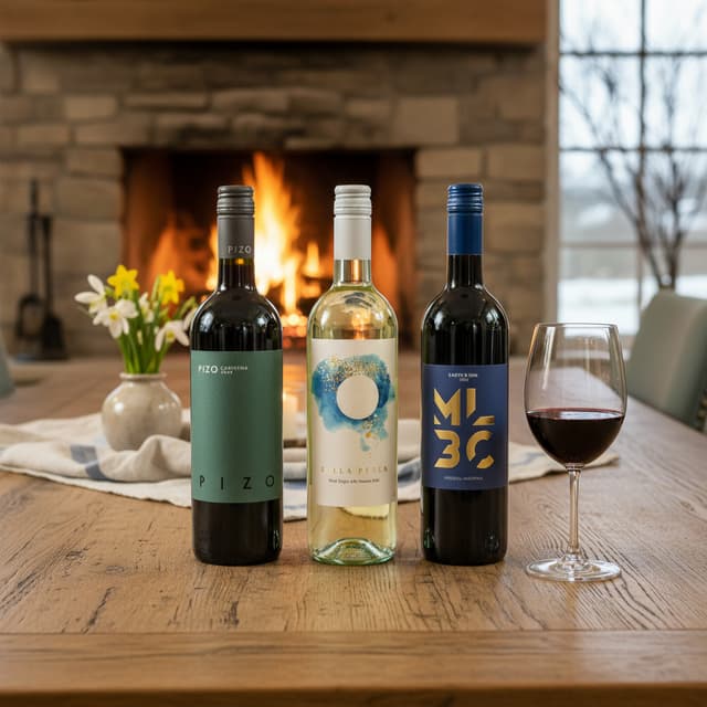 image of 3 bottles of wine
