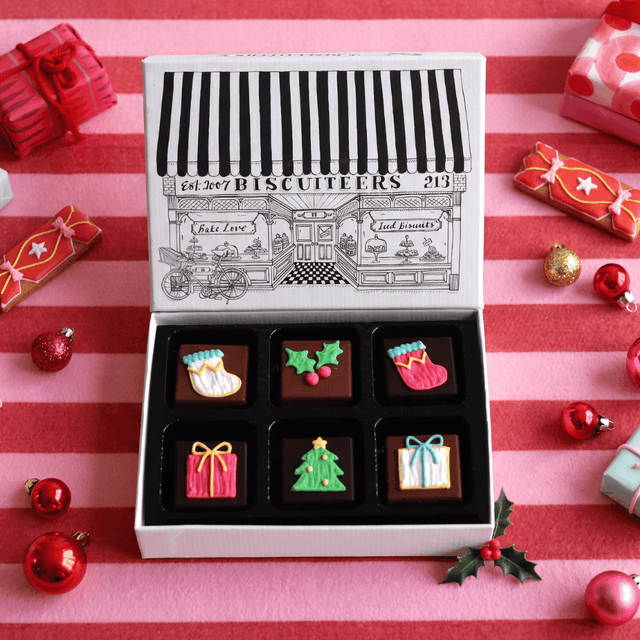 image of Christmas letterbox chocolates