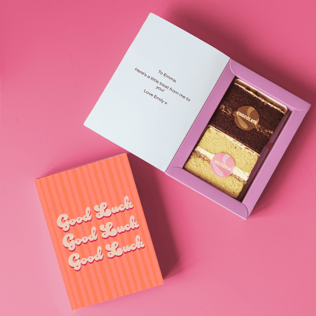image of Good luck cake card