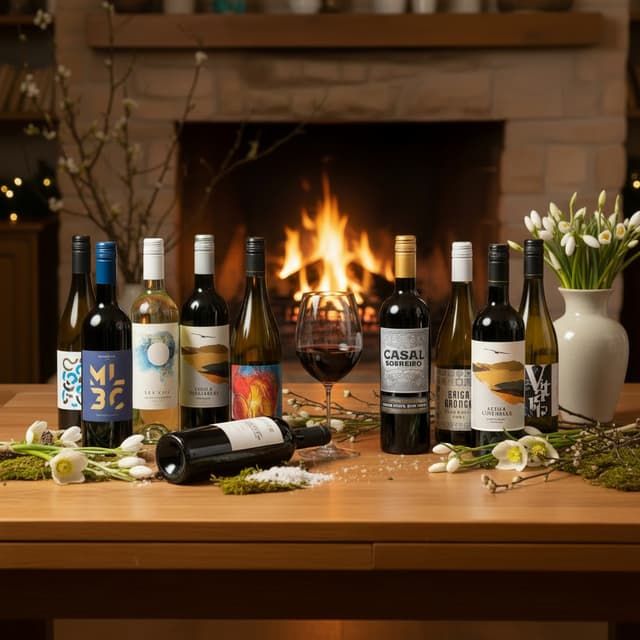image of 12 bottles of wine