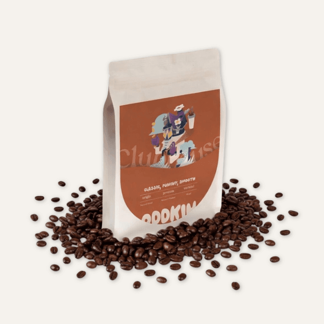 image of 250g of whole bean or ground coffee