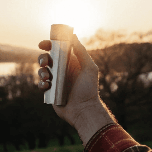 image of Steel hip flask