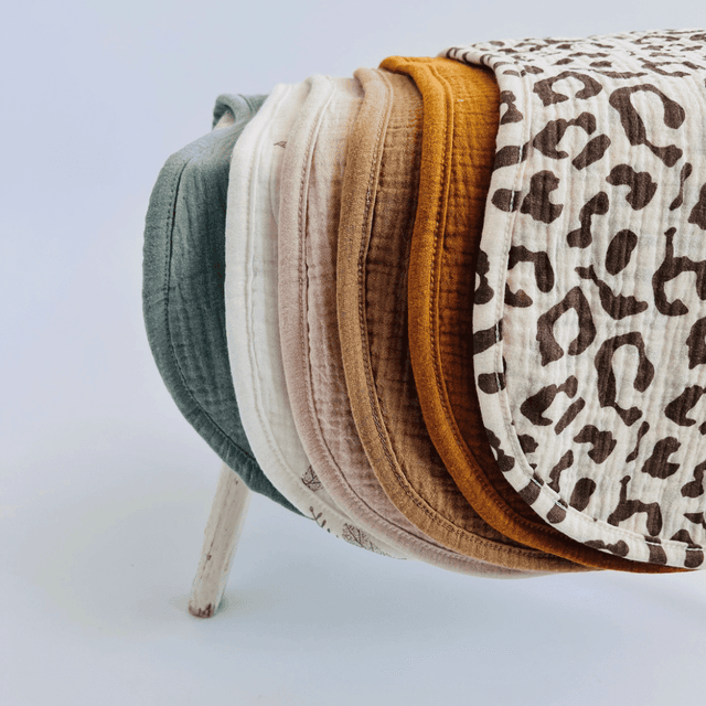 image of Organic cotton muslin trio