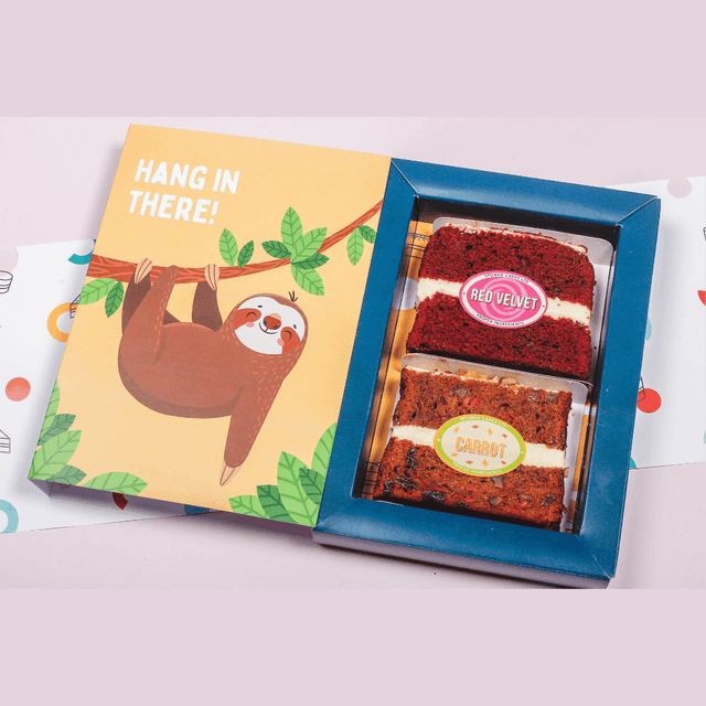 image of Hang in there cake card