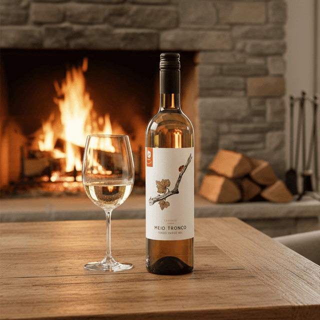 image of Meio Tronco white wine bottle