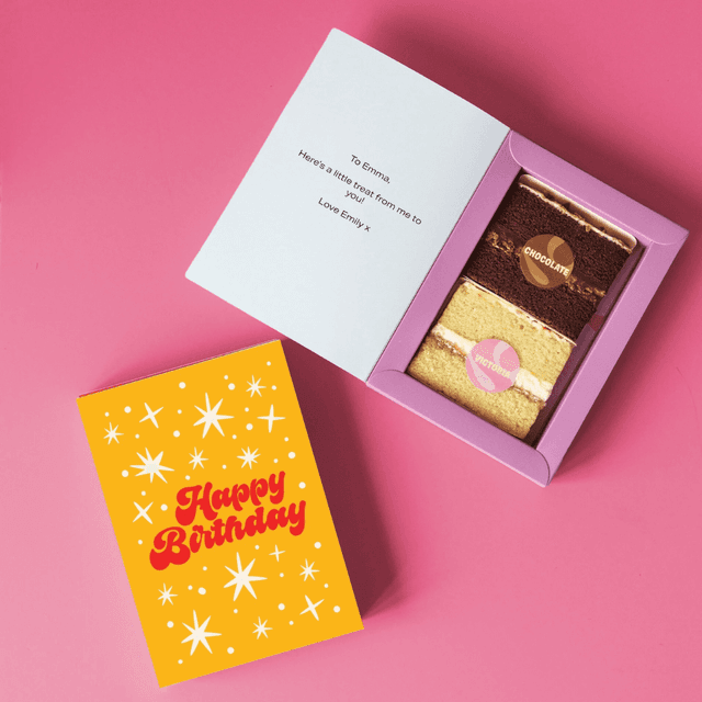 image of Happy Birthday cake card