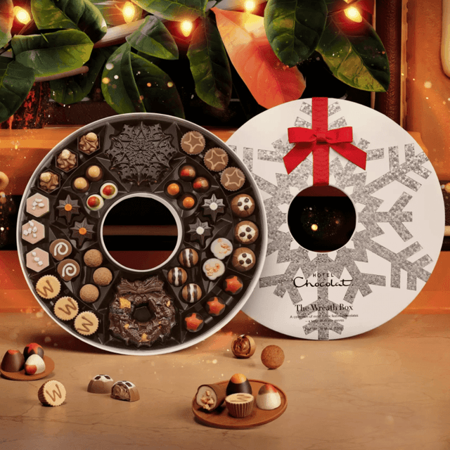 image of Luxury chocolate wreath