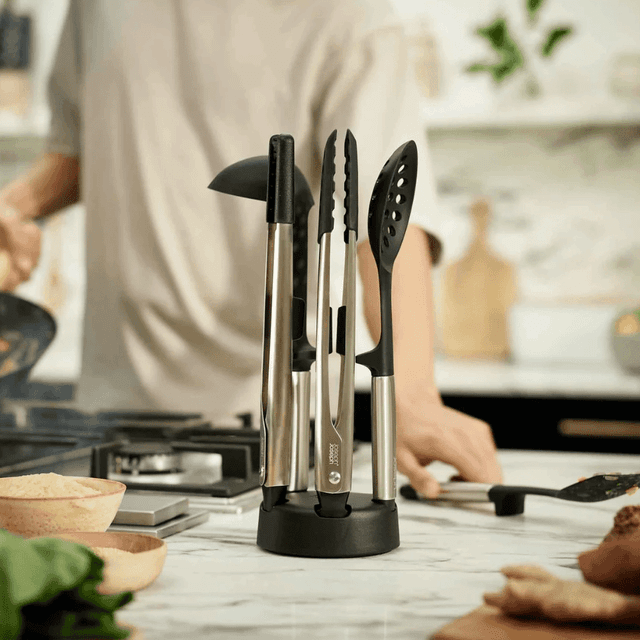 image of Utensil set with stand