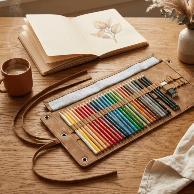 image of Premium colour pencil roll