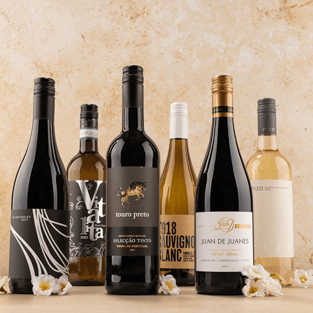 image of 6 premium bottles of wine