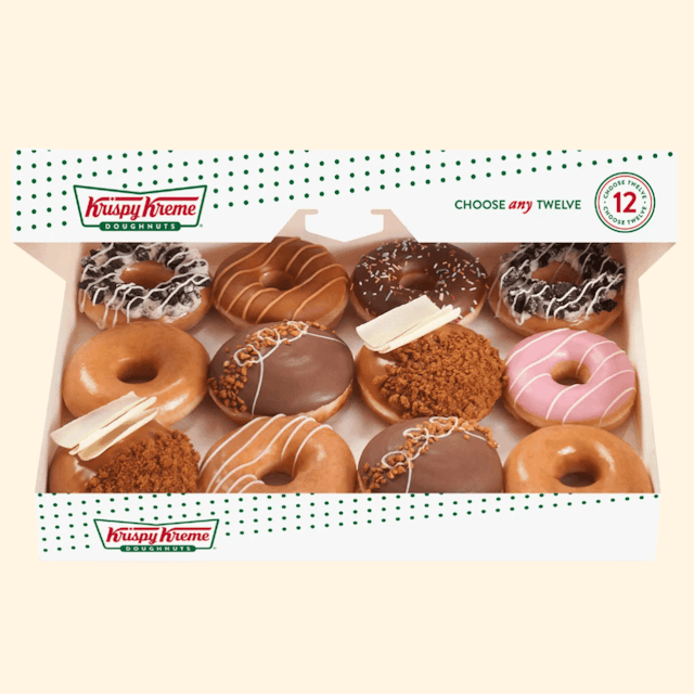 image of 12 premium doughnuts