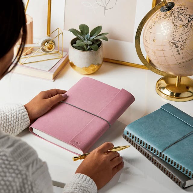 image of Vegan leather notebook
